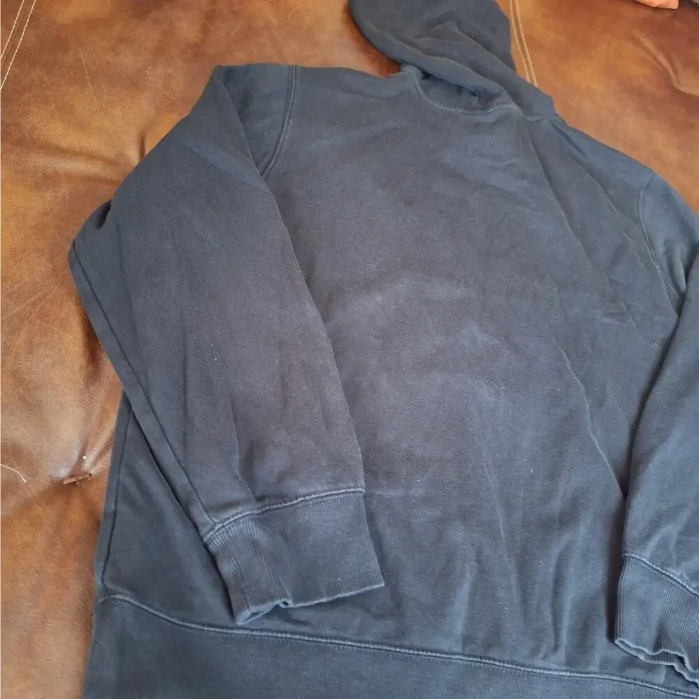 The North Face Men's Half Dome Pullover Hoodie Black Fleece Sweatshirt EUC - XL